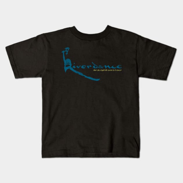 Riverdance Kids T-Shirt by bigdamnbrowncoats